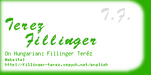 terez fillinger business card
